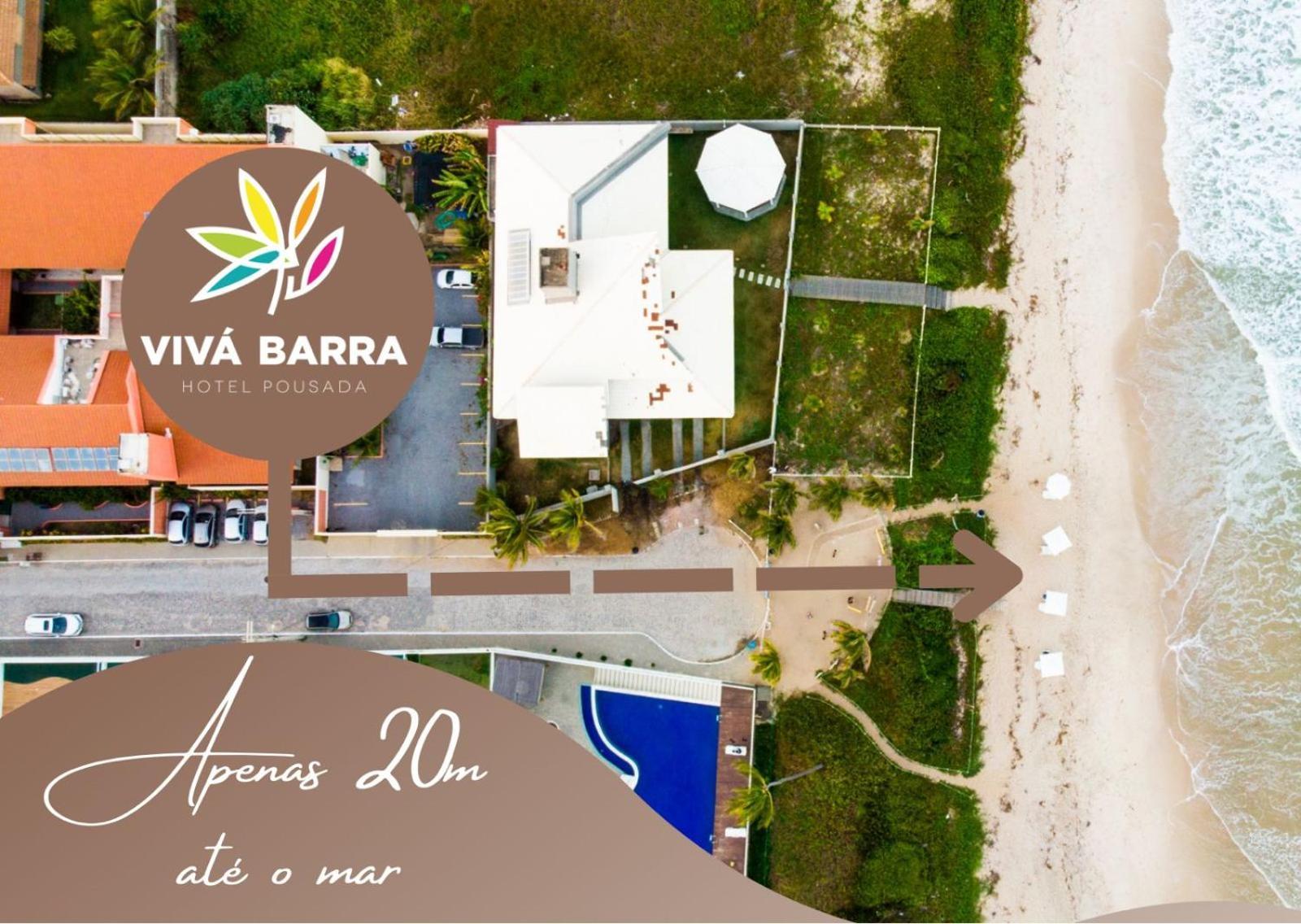 Viva Barra Hotel Pousada Barra de Sao Miguel Exterior photo